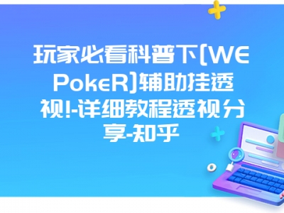 玩家必看科普下[WEPokeR]辅助挂透视!-详细教程透视分享-知乎